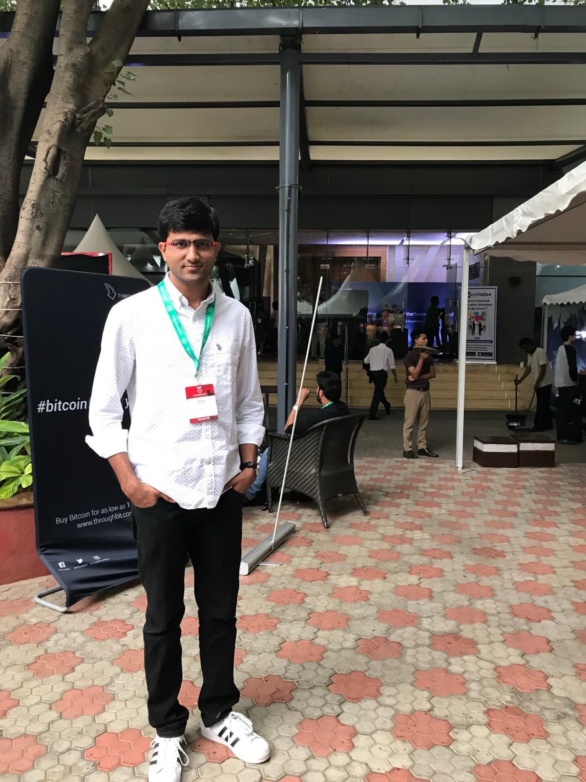 Anand Thakkar as a delegate at his first TechSpark, Bengaluru, 2017
