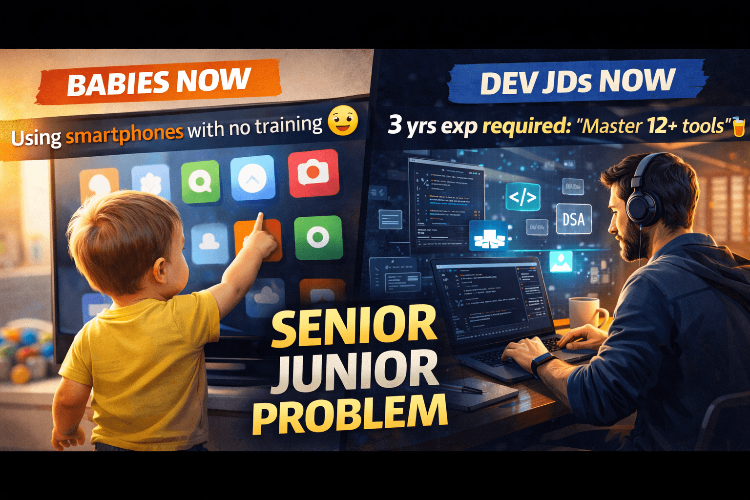 Digital Natives and the New “Senior Junior” Developer